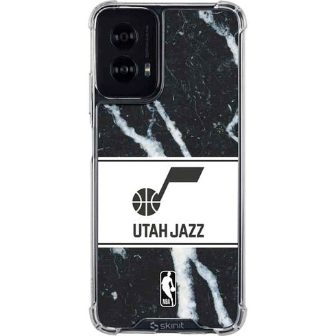 NBA Utah Jazz Marble Moto G Power 5G (2024) Clear Case