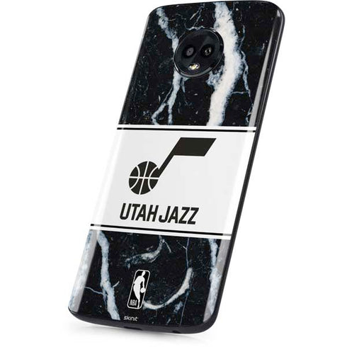NBA Utah Jazz Marble Moto G6 Skin