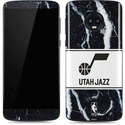 NBA Utah Jazz Marble Moto G6 Skin