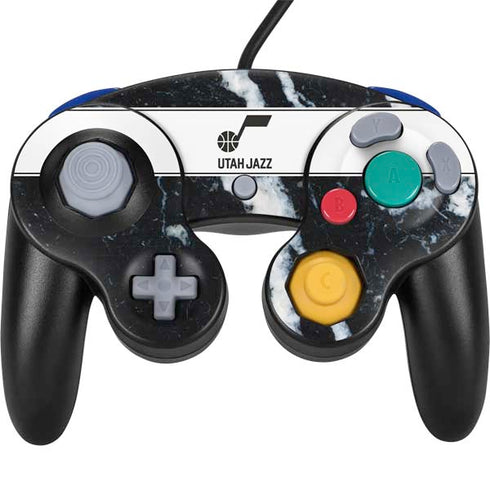 NBA Utah Jazz Marble Nintendo GameCube Controller Skin