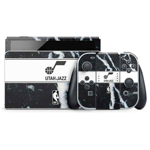 NBA Utah Jazz Marble Nintendo Switch OLED (2021) Skin