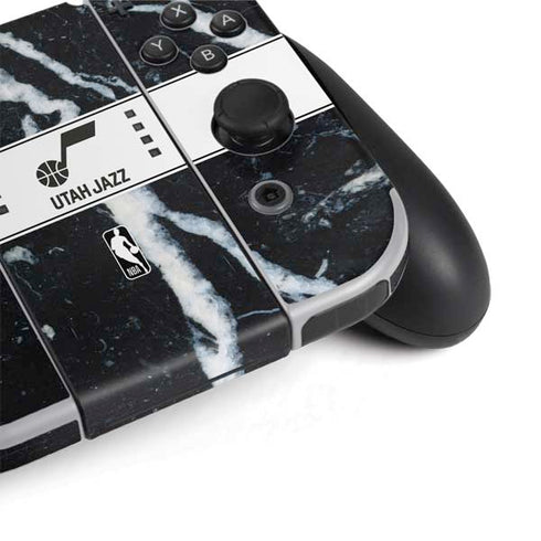 NBA Utah Jazz Marble Nintendo Switch OLED (2021) Skin