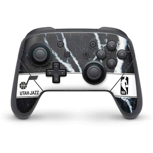NBA Utah Jazz Marble Nintendo Switch Pro Controller Skin