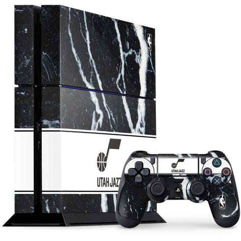 NBA Utah Jazz Marble PS4 Console and Controller Bundle Skin