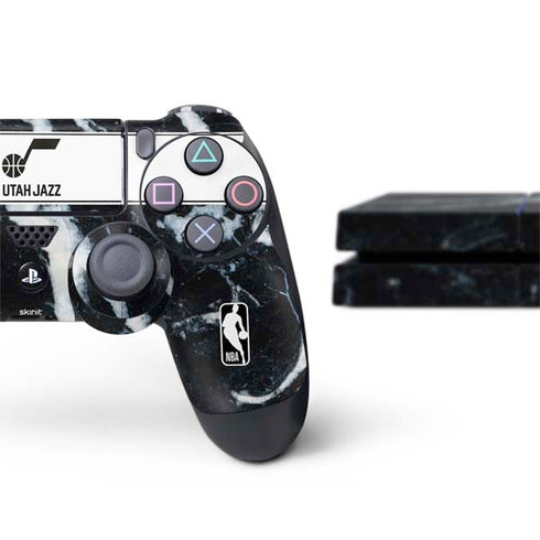 NBA Utah Jazz Marble PS4 Console and Controller Bundle Skin
