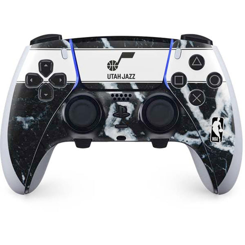 NBA Utah Jazz Marble PS5 DualSense Edge Pro Controller Skin