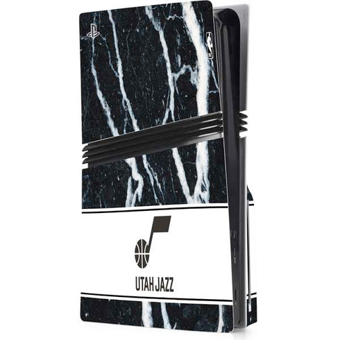 NBA Utah Jazz Marble PS5 Pro Disk Console Skin