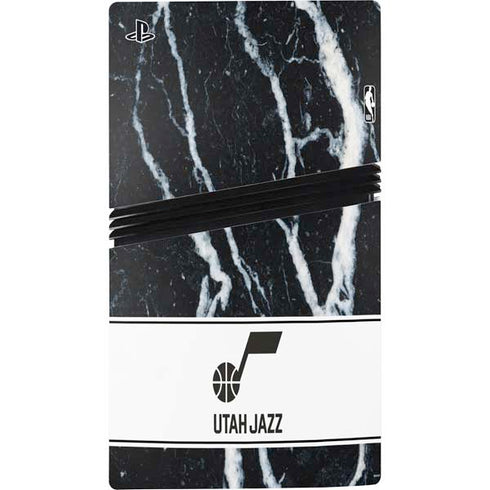 NBA Utah Jazz Marble PS5 Pro Disk Console Skin