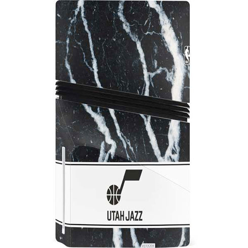 NBA Utah Jazz Marble PS5 Pro Disk Console Skin