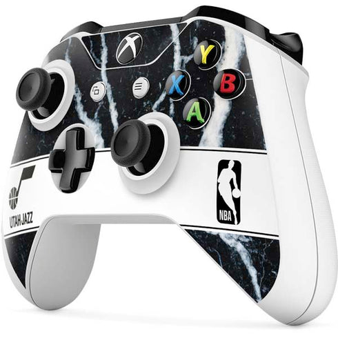 NBA Utah Jazz Marble Xbox One S Controller Skin