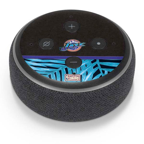 NBA Utah Jazz Retro Palms Amazon Echo Dot Skin