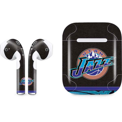 NBA Utah Jazz Retro Palms Apple AirPods Skin