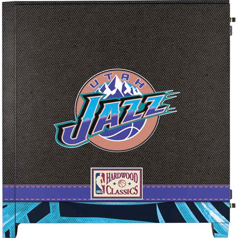 NBA Utah Jazz Retro Palms Corsair 4000D Tempered Glass Mid-Tower ATX Case Skin