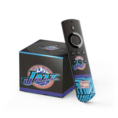 NBA Utah Jazz Retro Palms Fire TV Cube Skin