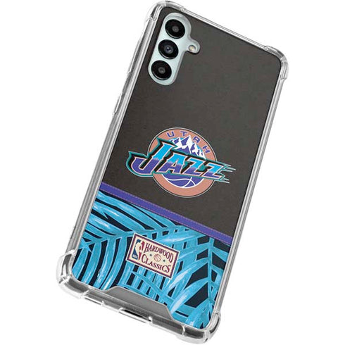 NBA Utah Jazz Retro Palms Galaxy A15 5G Clear Case