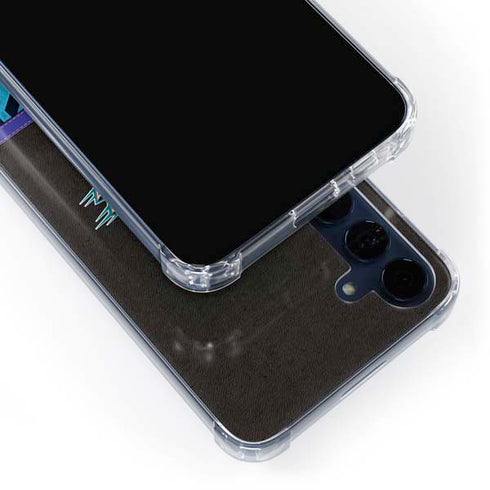 NBA Utah Jazz Retro Palms Galaxy A55 5G Clear Case