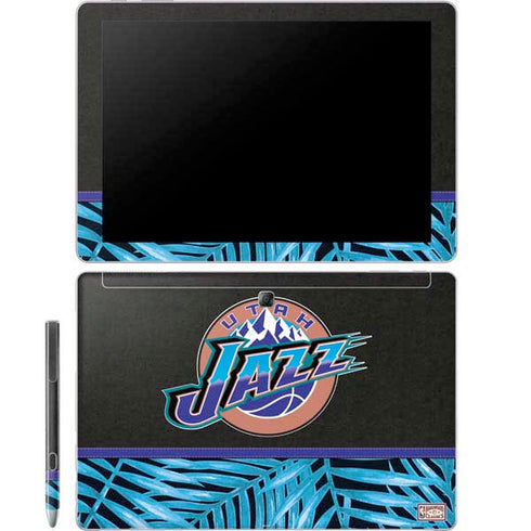 NBA Utah Jazz Retro Palms Galaxy Book 12in Skin