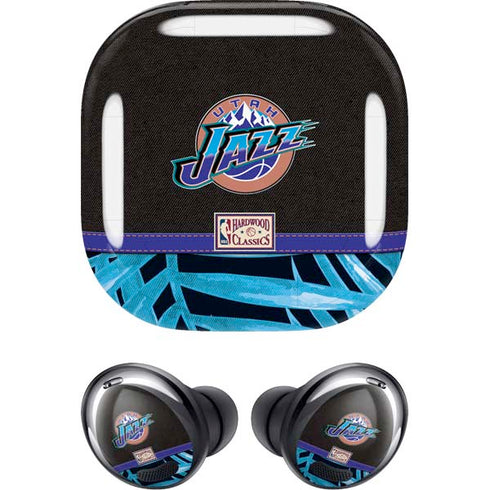 NBA Utah Jazz Retro Palms Galaxy Buds Pro Skin