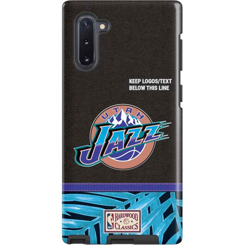 NBA Utah Jazz Retro Palms Galaxy Cases