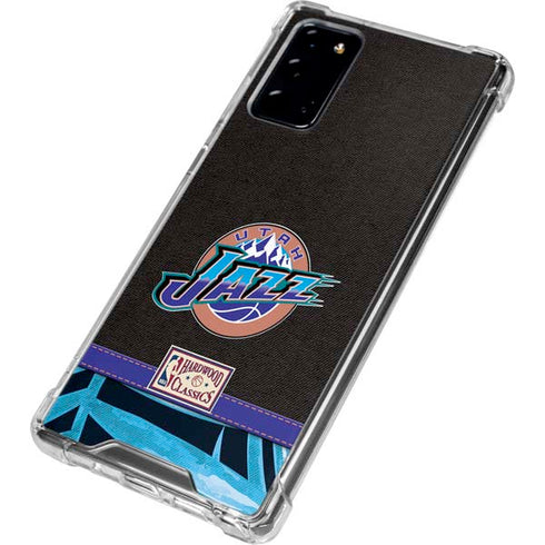 NBA Utah Jazz Retro Palms Galaxy Note20 5G Clear Case
