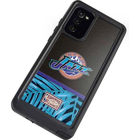 NBA Utah Jazz Retro Palms Galaxy Note20 5G Waterproof Case