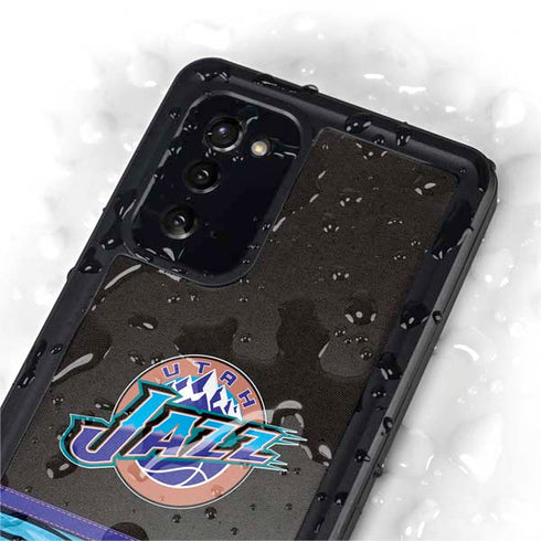 NBA Utah Jazz Retro Palms Galaxy Note20 5G Waterproof Case