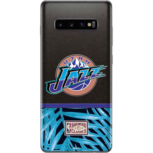NBA Utah Jazz Retro Palms Galaxy S10 Plus Skin