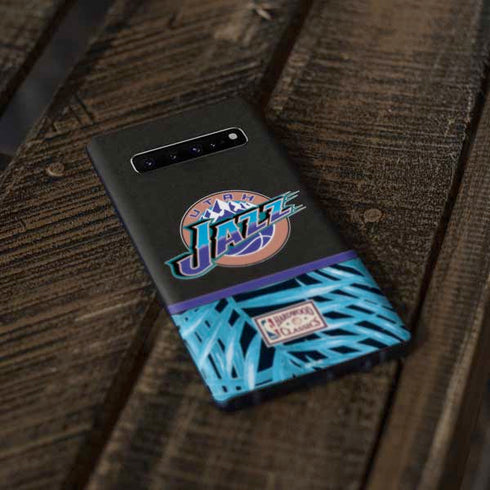 NBA Utah Jazz Retro Palms Galaxy S10 Plus Skin