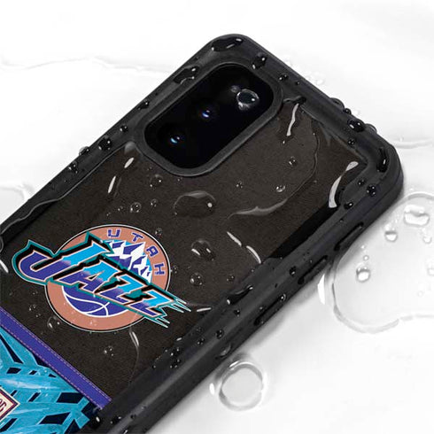 NBA Utah Jazz Retro Palms Galaxy S20 Waterproof Case