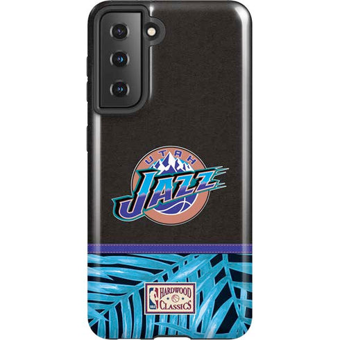 NBA Utah Jazz Retro Palms Galaxy S21 5G Pro Case