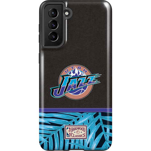 NBA Utah Jazz Retro Palms Galaxy S21 Plus 5G Pro Case