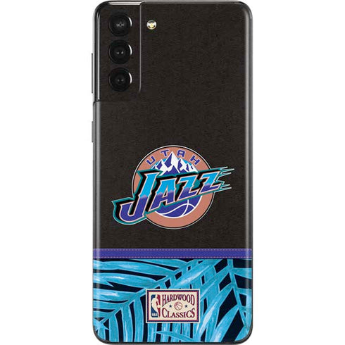 NBA Utah Jazz Retro Palms Galaxy S21 Plus 5G Skin