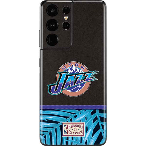 NBA Utah Jazz Retro Palms Galaxy S21 Ultra 5G Skin