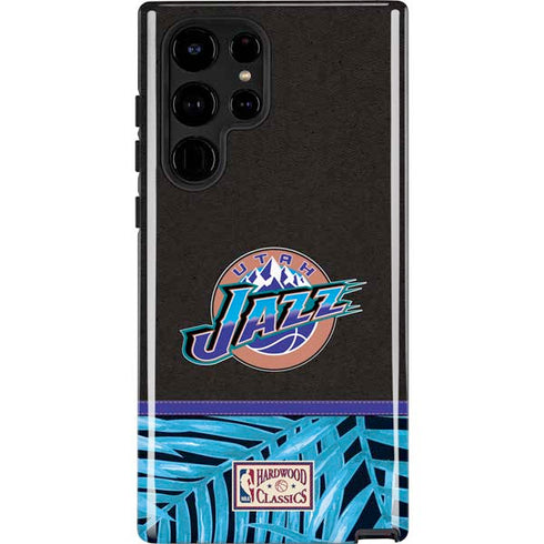 NBA Utah Jazz Retro Palms Galaxy S23 Ultra Pro Case