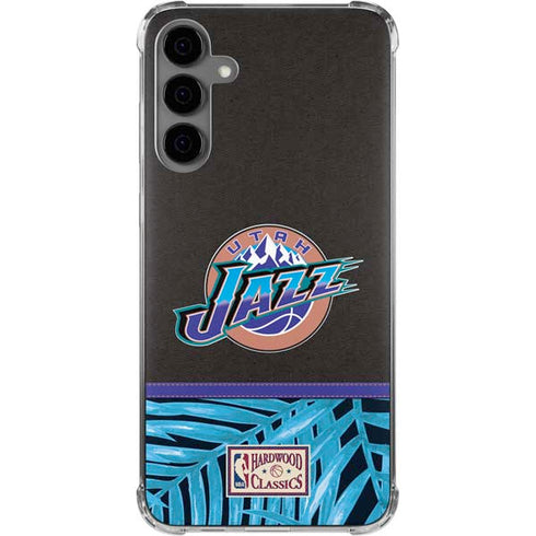 NBA Utah Jazz Retro Palms Galaxy S24 Plus Clear Case