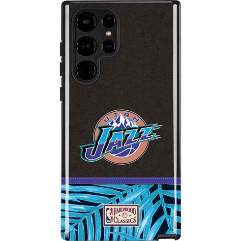NBA Utah Jazz Retro Palms Galaxy Cases