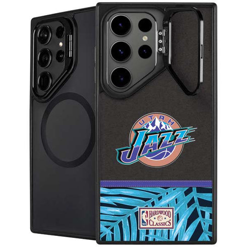 NBA Utah Jazz Retro Palms Galaxy Cases