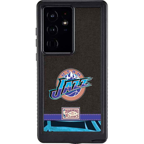NBA Utah Jazz Retro Palms Galaxy S24 Ultra Waterproof Case