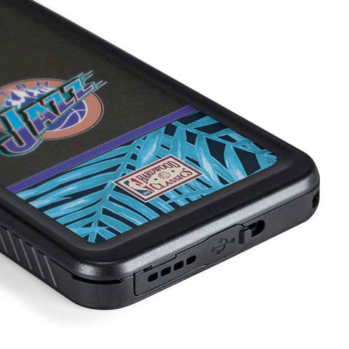 NBA Utah Jazz Retro Palms Galaxy S24 Waterproof Case