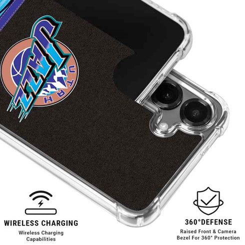 NBA Utah Jazz Retro Palms Galaxy S26 Clear Case