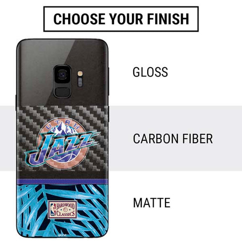 NBA Utah Jazz Retro Palms Galaxy S9 Skin