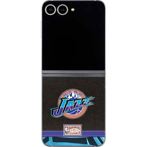 NBA Utah Jazz Retro Palms Galaxy Z Flip6 Skin