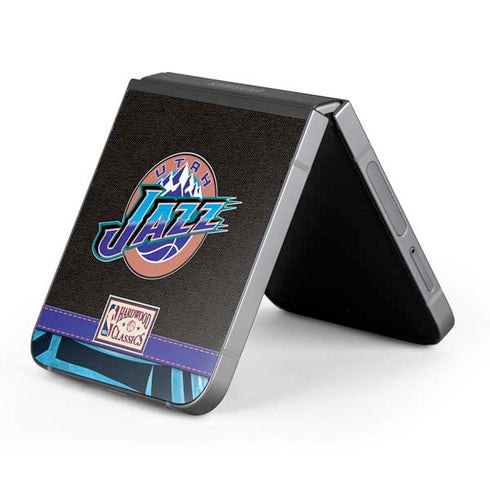 NBA Utah Jazz Retro Palms Galaxy Z Flip6 Skin