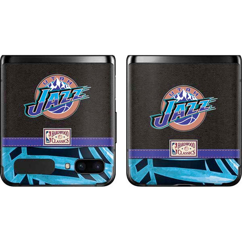 NBA Utah Jazz Retro Palms Galaxy Z Flip Skin