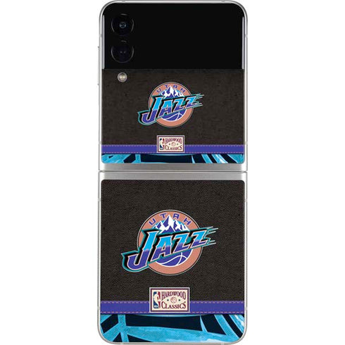 NBA Utah Jazz Retro Palms Galaxy Z Flip3 5G Skin