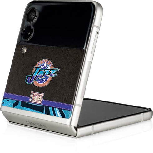 NBA Utah Jazz Retro Palms Galaxy Z Flip3 5G Skin