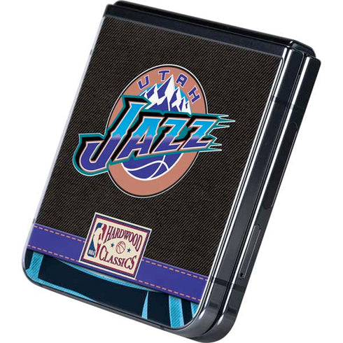NBA Utah Jazz Retro Palms Galaxy Z Flip5 5G Skin