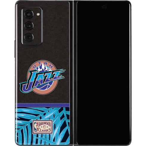 NBA Utah Jazz Retro Palms Galaxy Z Fold2 5G Skin