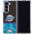 NBA Utah Jazz Retro Palms Galaxy Z Fold5 5G Clear Case