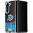 NBA Utah Jazz Retro Palms Galaxy Z Fold5 5G Clear Case
